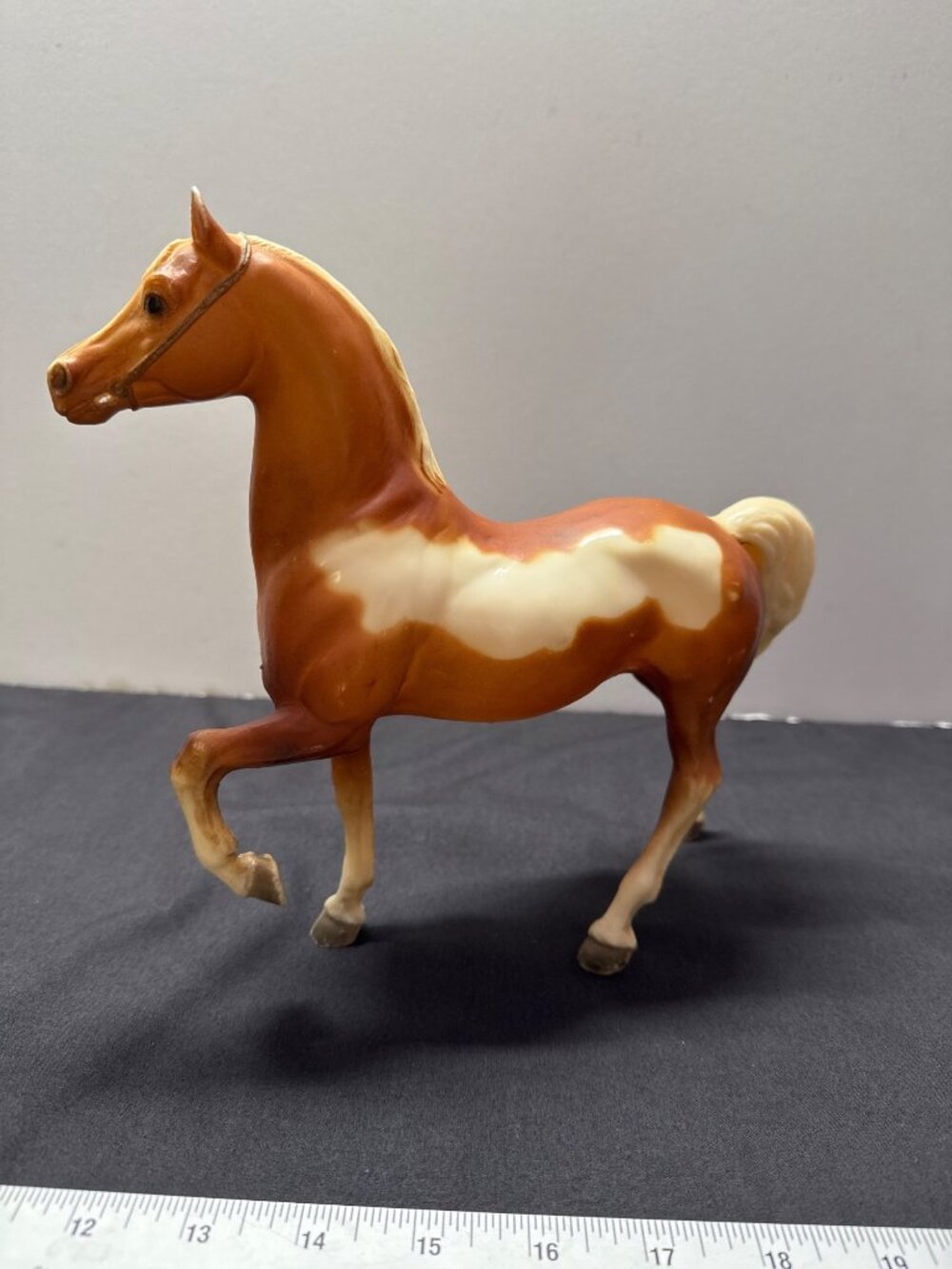 Vintage Breyer Horse Model Arabian Stallion Model 4 Mare Chestnut Pinto 8.5" Col